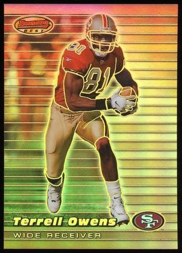 Terrell Owens 1999 bowman Bowman's Best