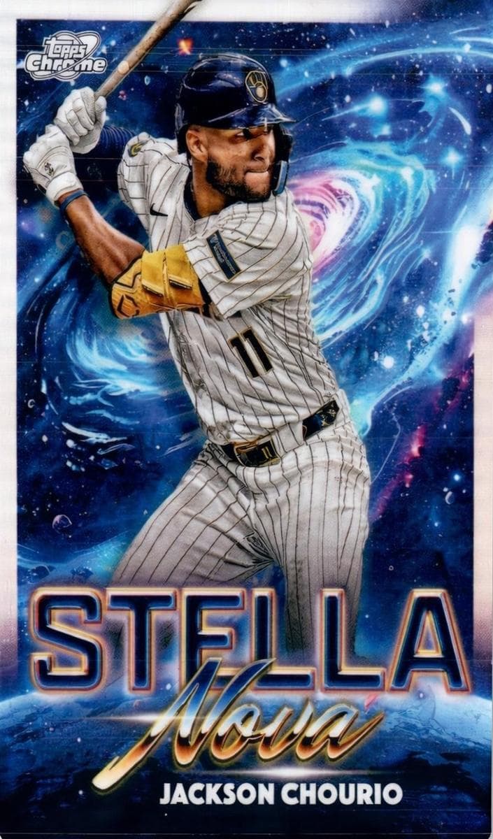 Jackson Chourio 2025 topps Topps Cosmic Chrome