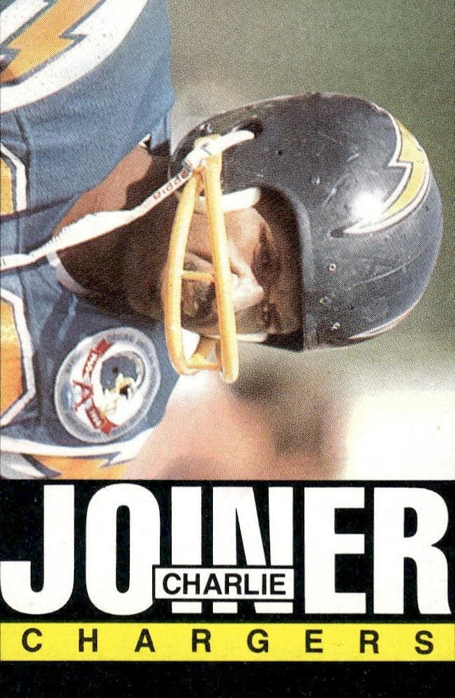 Charlie Joiner 1985 topps Topps