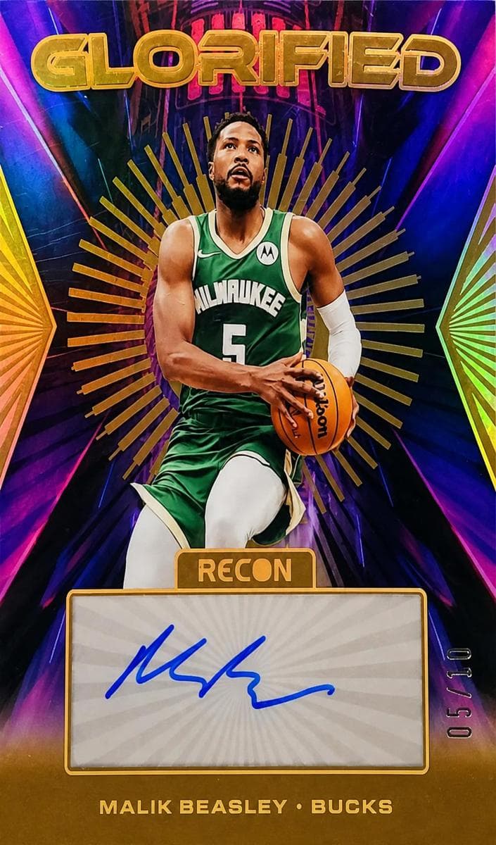Malik Beasley 2023 panini Recon