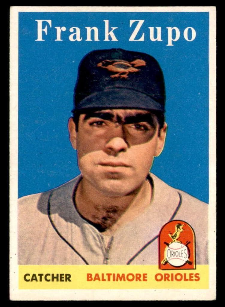 Frank Zupo 1958 topps Topps