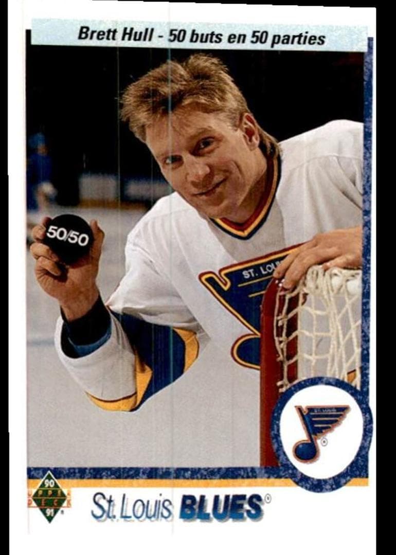 Hull's 50 Goals / 50 Games 1990 upper-deck Upper Deck