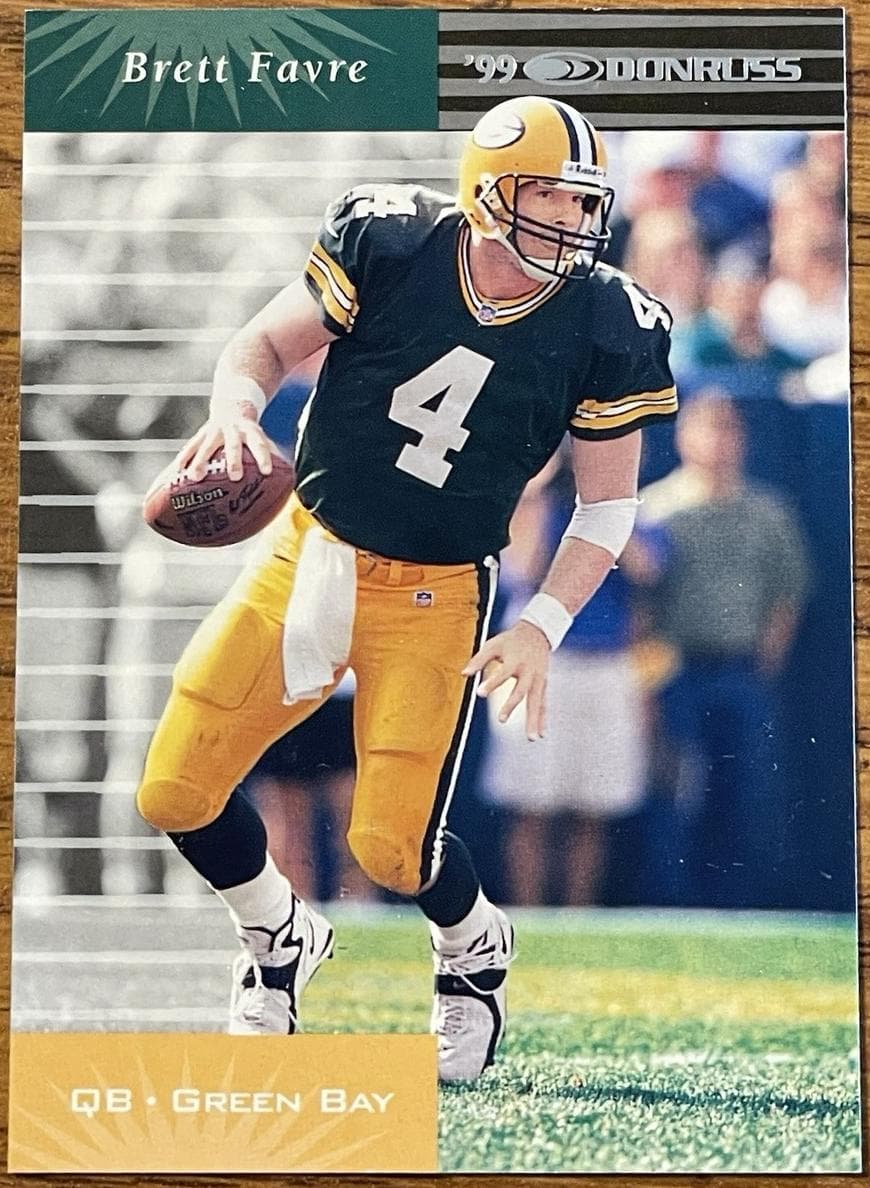 Brett Favre 1999 panini Donruss