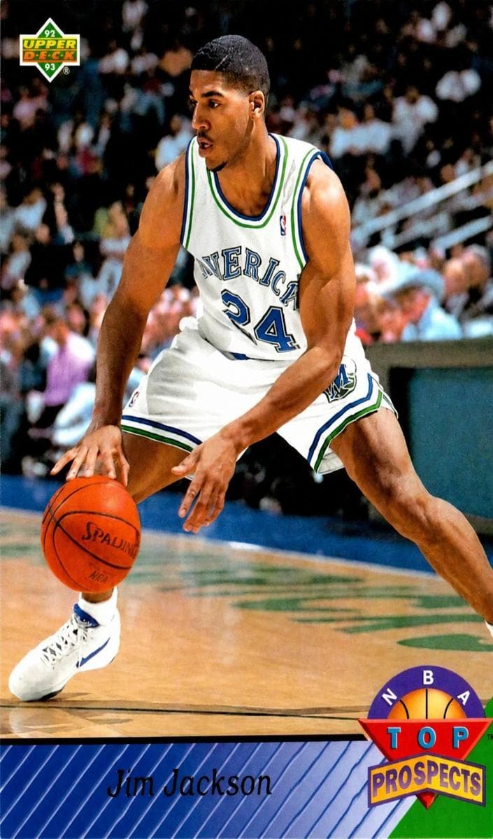 Jim Jackson 1992 upper-deck Upper Deck