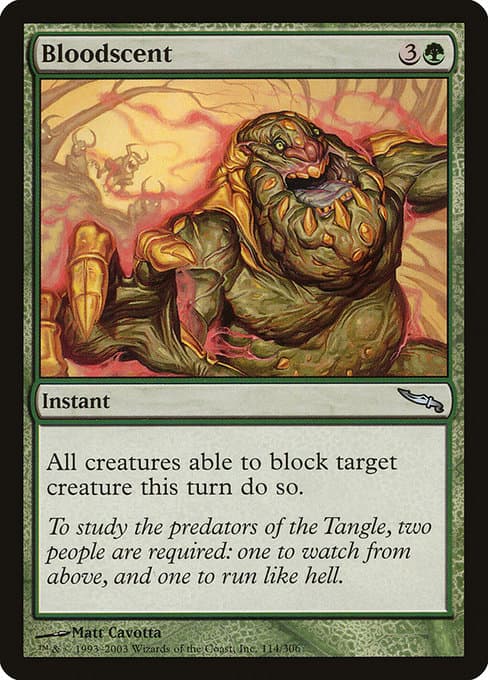 Bloodscent 2003 Magic: The Gathering Mirrodin