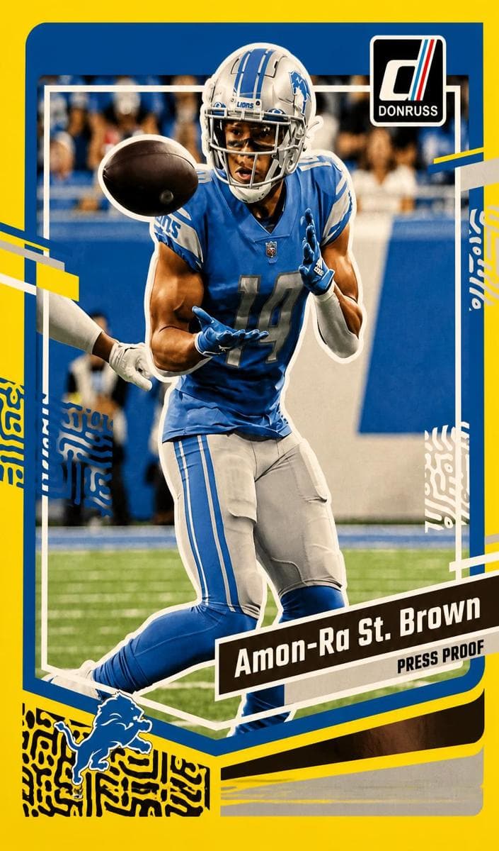 Amon-Ra St. Brown 2023 panini Panini Donruss