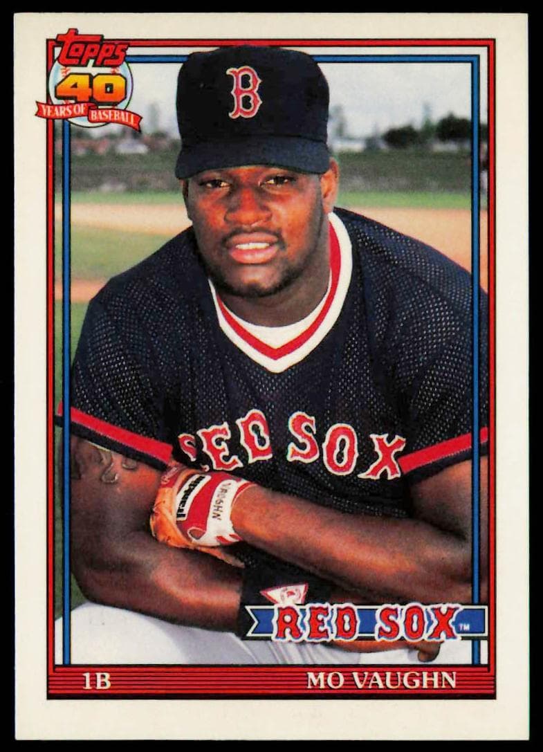 Mo Vaughn 1991 topps Topps Traded