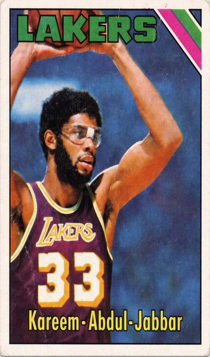 Kareem Abdul-Jabbar 1975 topps Topps