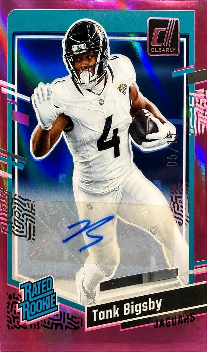 Tank Bigsby 2023 panini Clearly Donruss