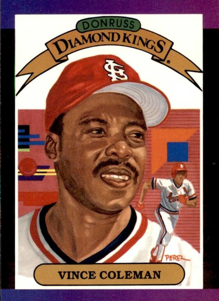 Vince Coleman 1989 panini