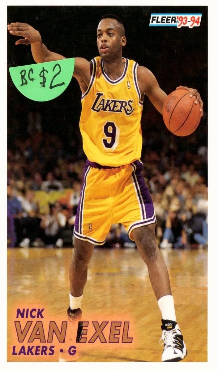 Nick Van Exel 1993 fleer Fleer