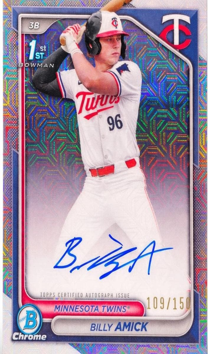 Billy Amick 2024 bowman Bowman Draft