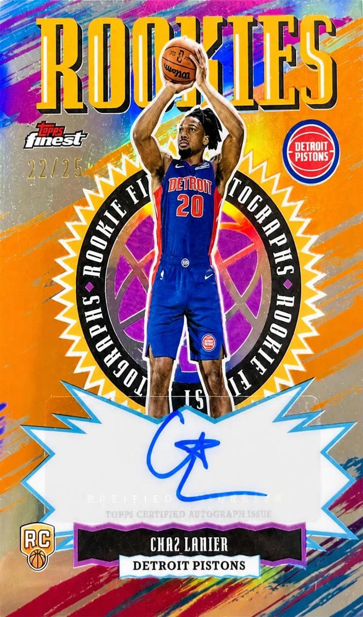 Chaz Lanier 2025 topps Topps Finest