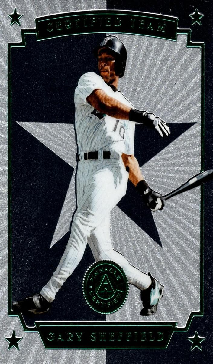 Andy Benes 1997 panini Pinnacle Certified