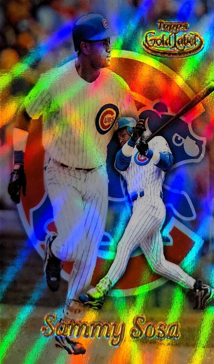 Sammy Sosa 1999 topps Topps Gold Label