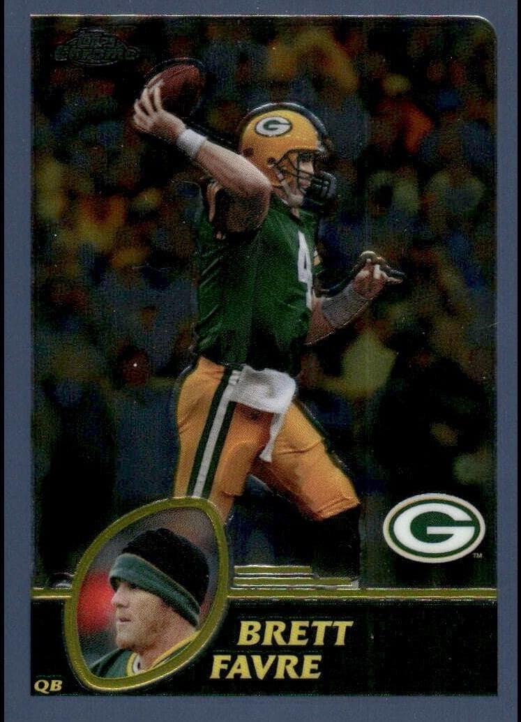 Brett Favre 2003 topps Topps Chrome