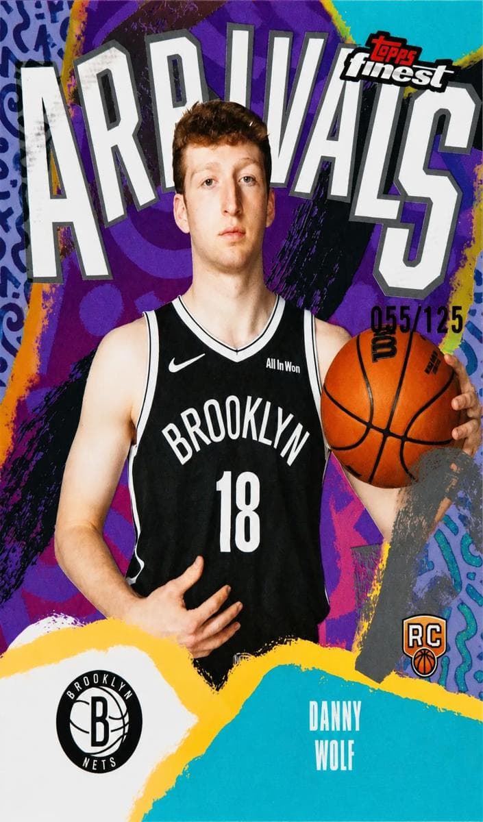 Danny Wolf 2025 topps Topps Finest