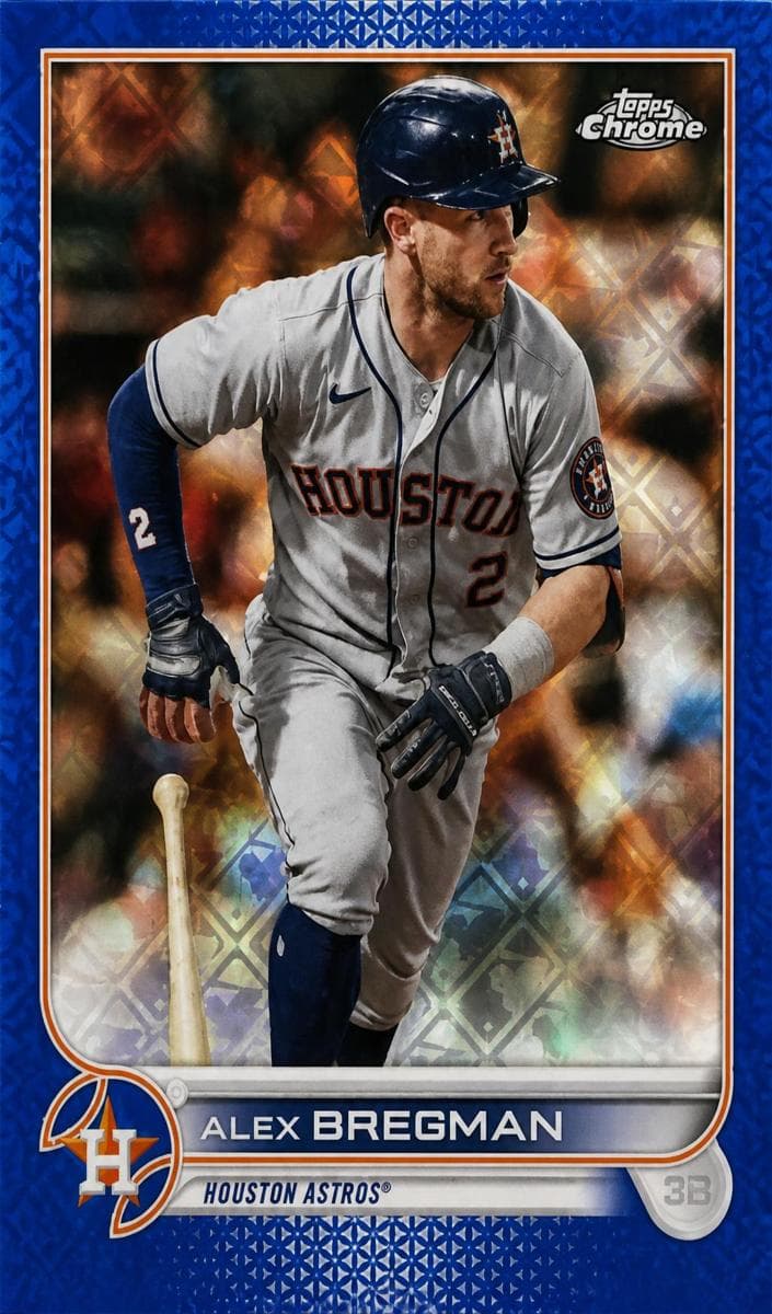 Alex Bregman 2022 topps Topps Chrome Logofractor Edition