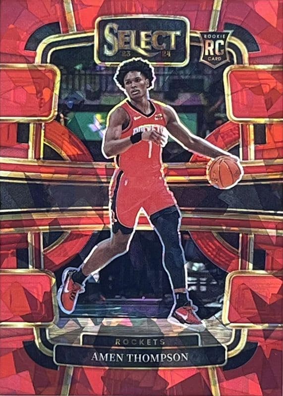 Amen Thompson trading card