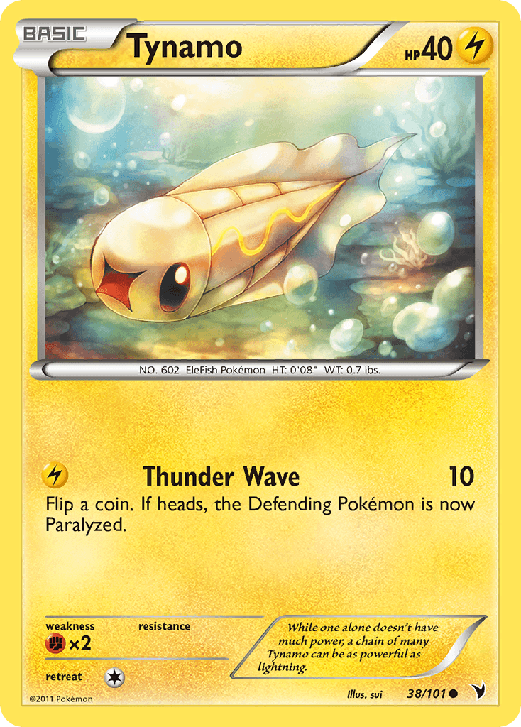 Tynamo 2011 Pokemon Noble Victories