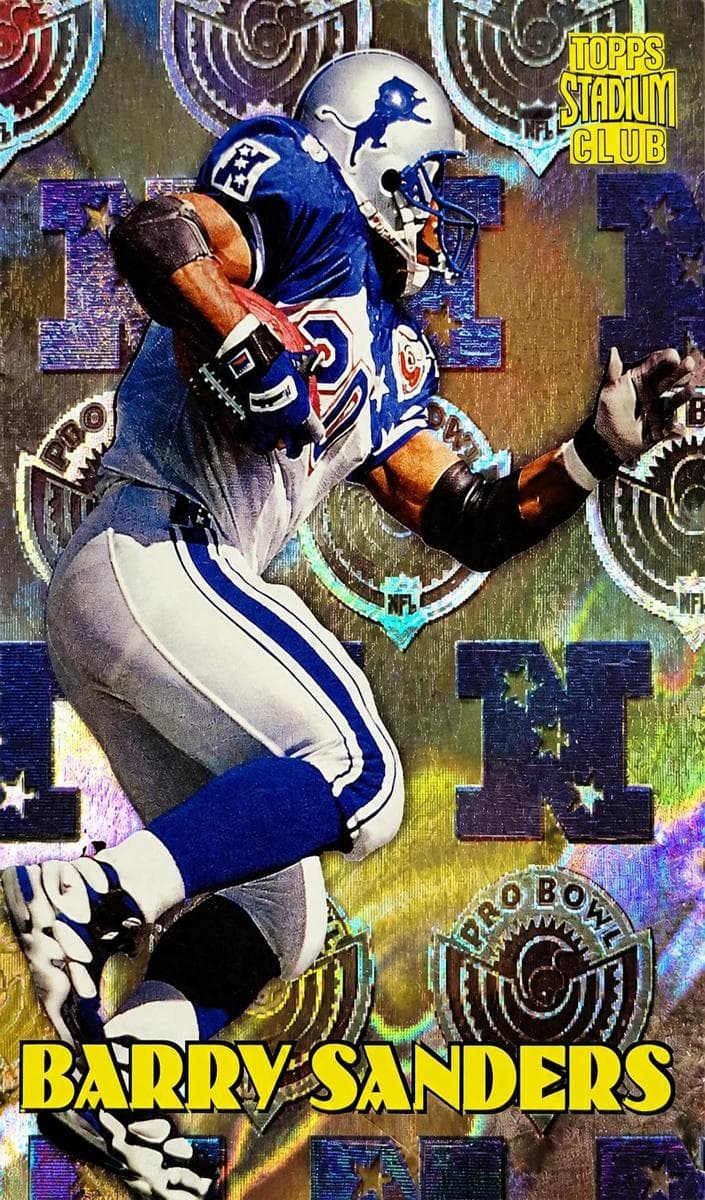 Barry Sanders 1996 unknown