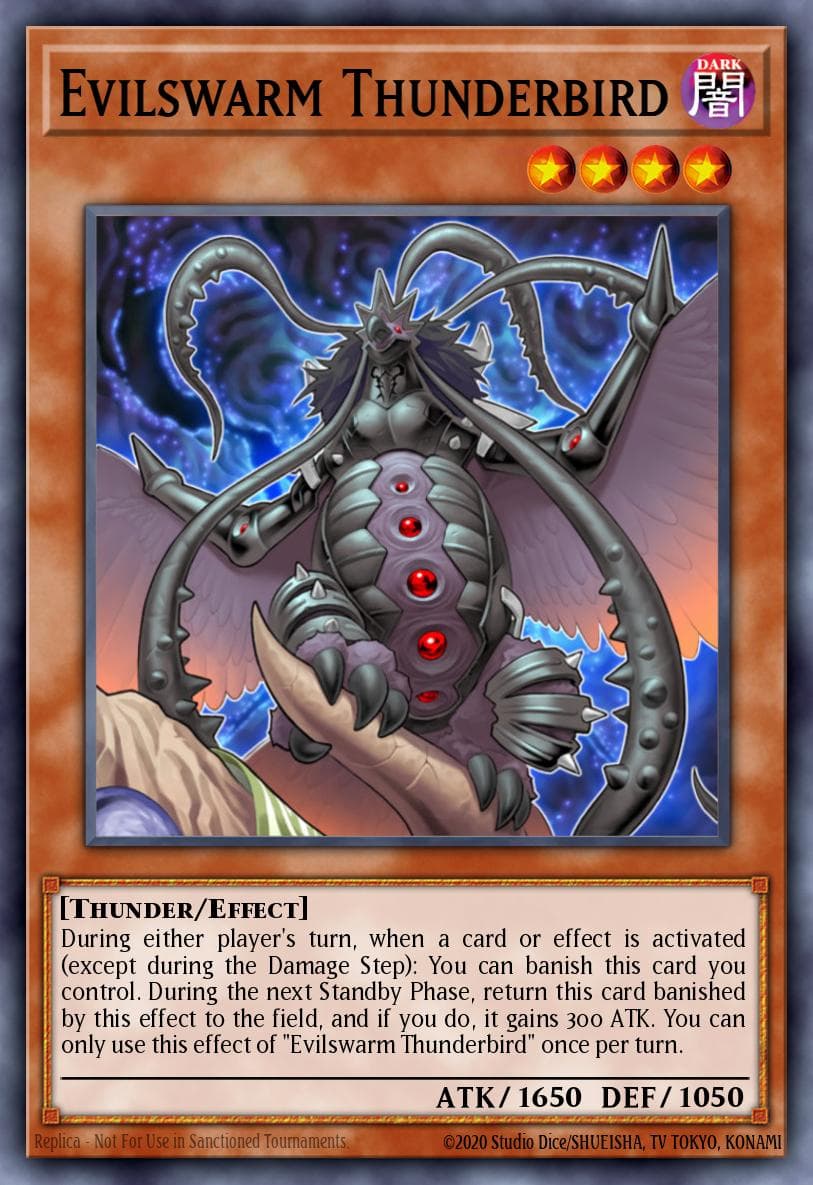 Evilswarm Thunderbird 2012 Yu-Gi-Oh! Duel Terminal 7