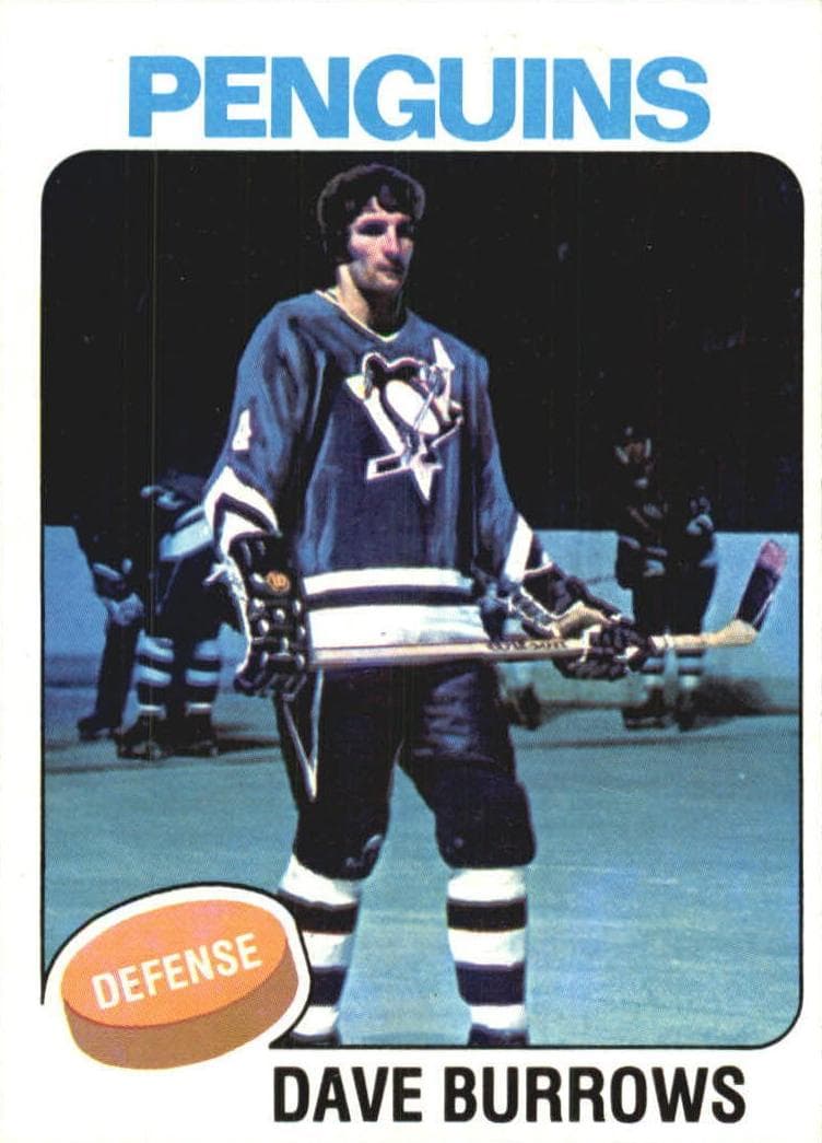 Dave Burrows 1975 topps Topps