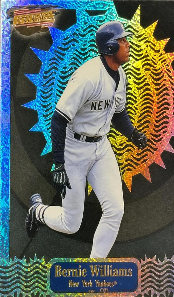 Bernie Williams 1999 panini Pacific Revolution
