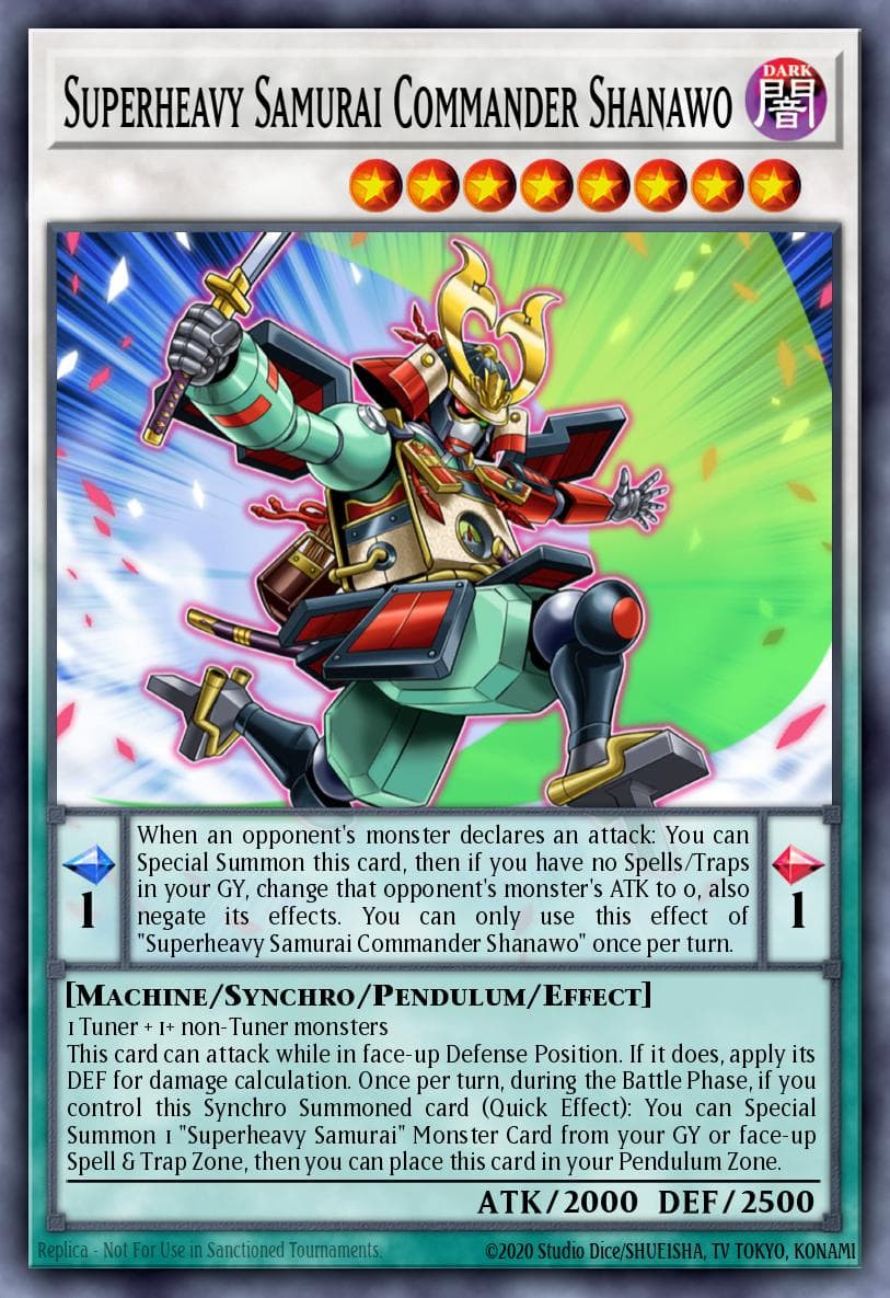 Superheavy Samurai Commander Shanawo #CYAC-EN040