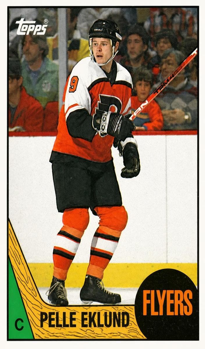 Pelle Eklund 1987 topps Topps