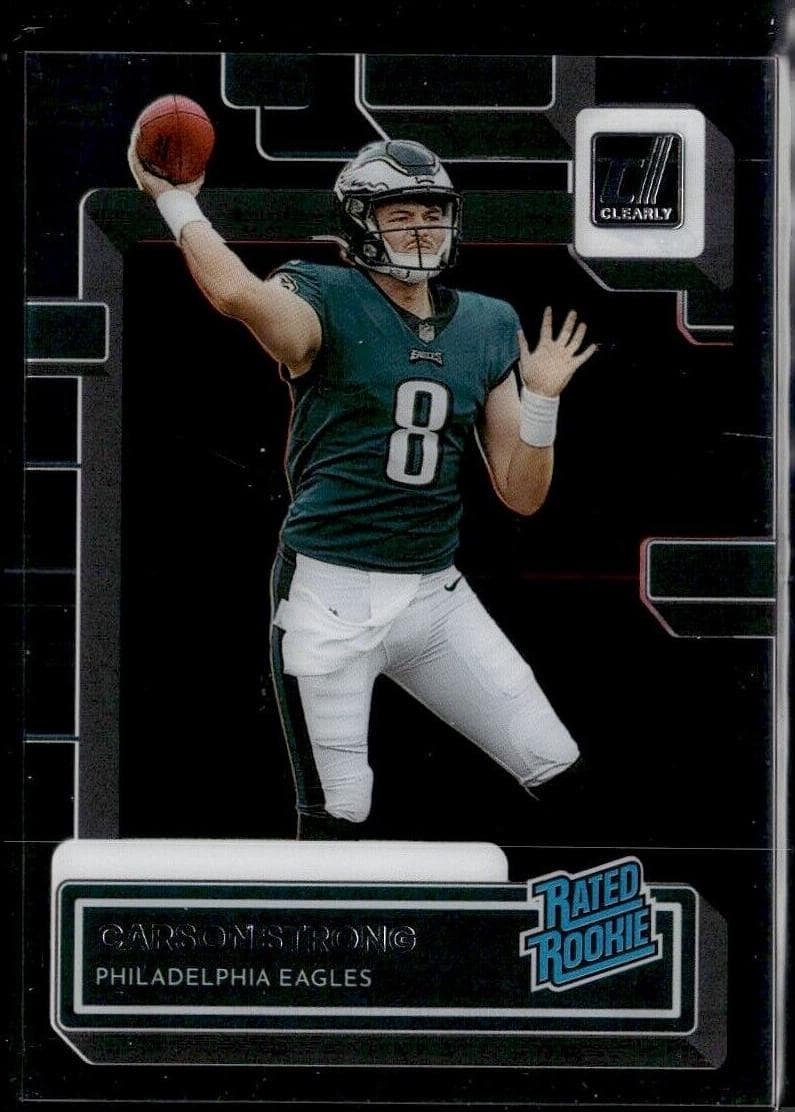 Carson Strong 2022 panini Clearly Donruss