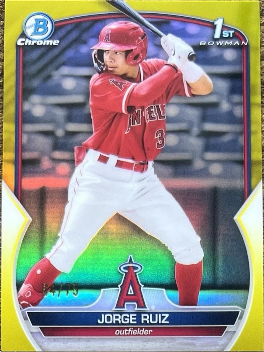 Jorge Ruiz 2023 bowman Bowman