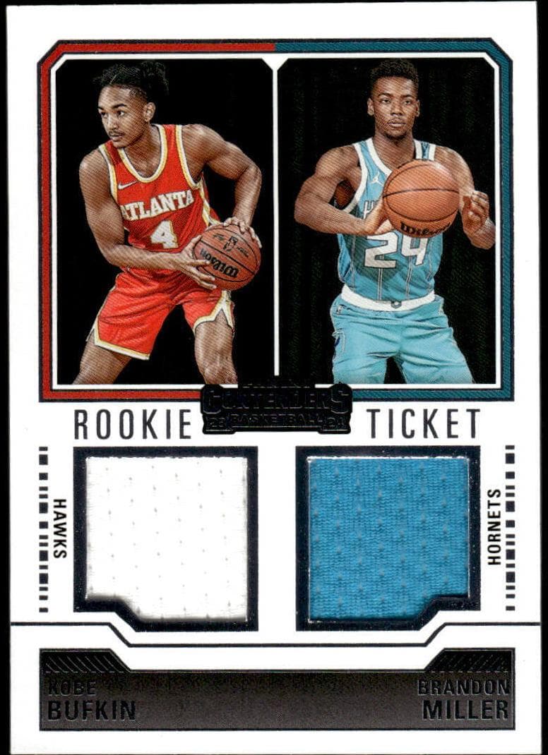 Kobe Bufkin / Brandon Miller trading card