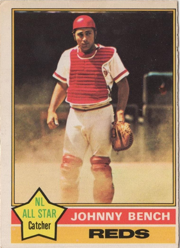 Johnny Bench 1976 topps O-Pee-Chee