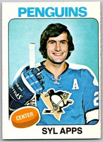 Syl Apps 1975 topps O-Pee-Chee