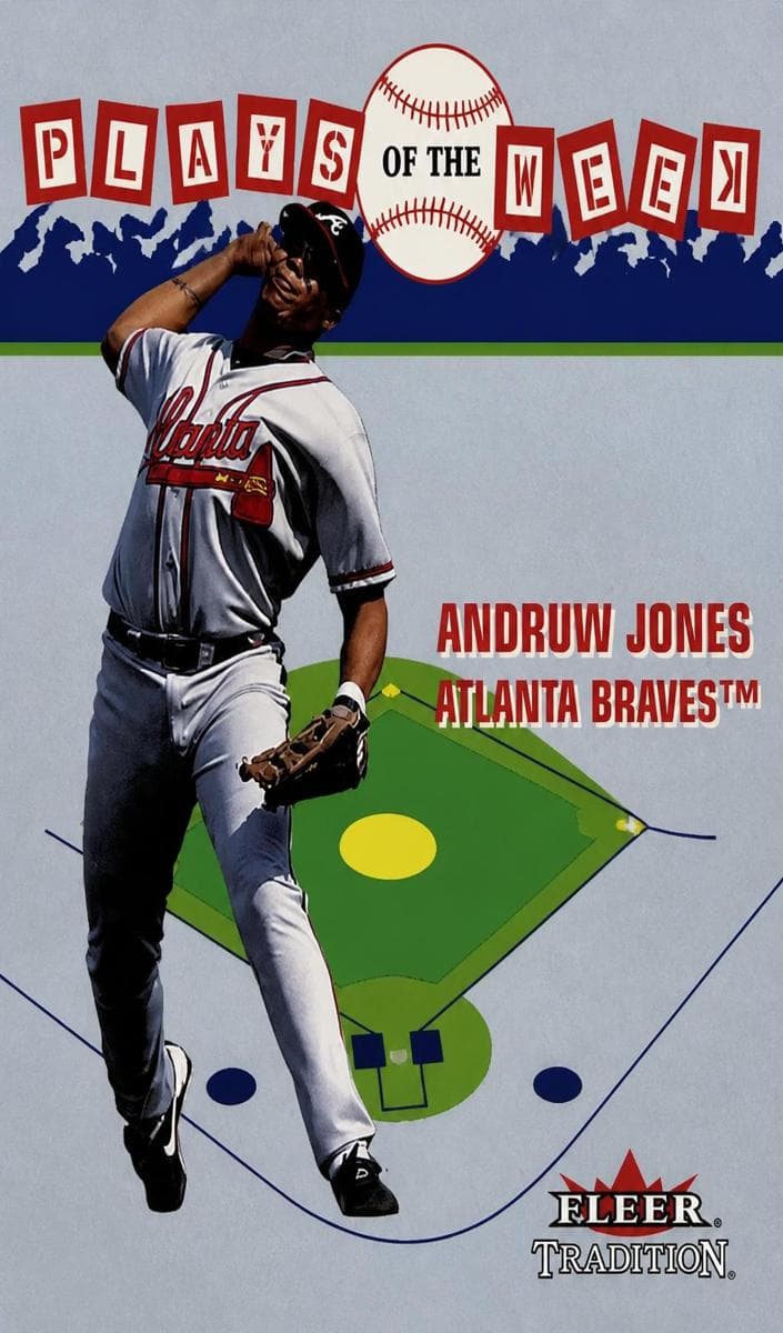 Andruw Jones 2002 fleer Fleer Tradition Update