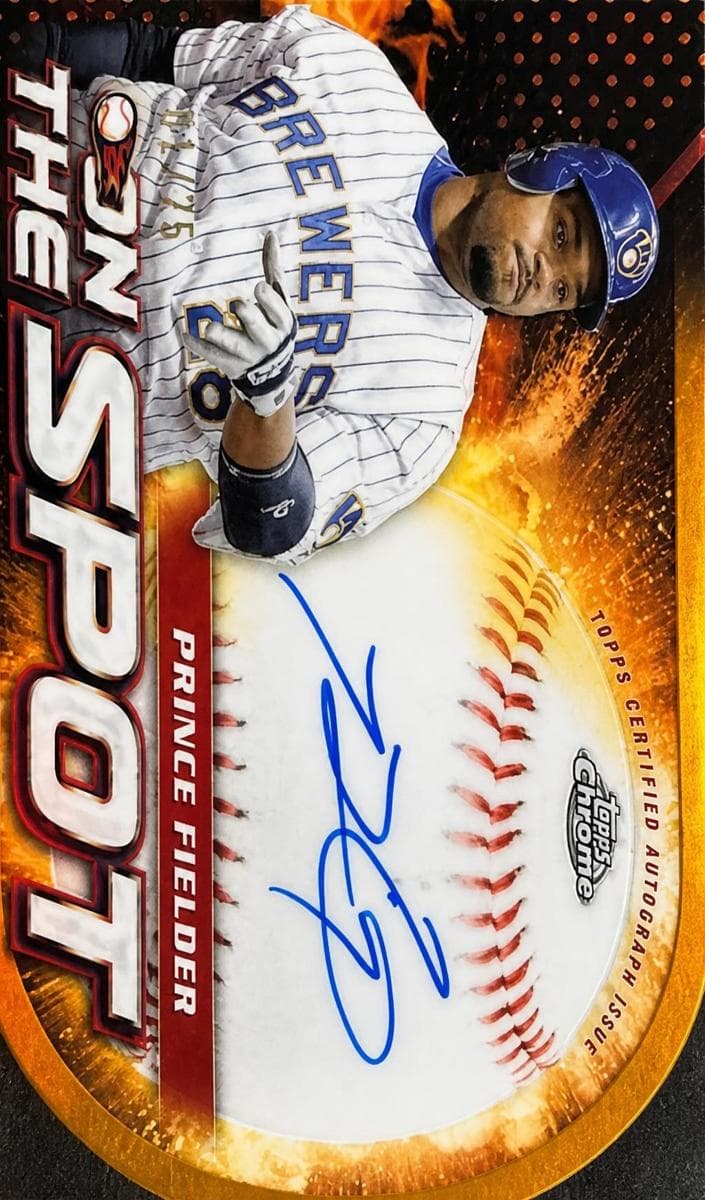Prince Fielder 2024 topps Topps Chrome