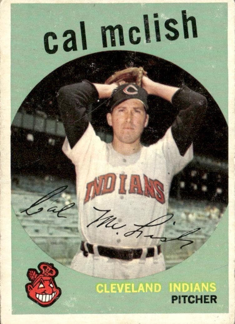 Cal McLish 1959 topps Topps