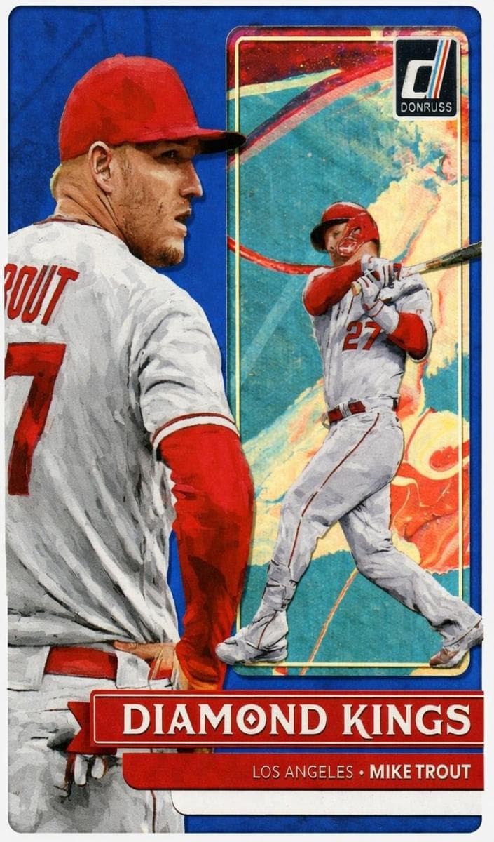 Mike Trout 2022 panini Donruss
