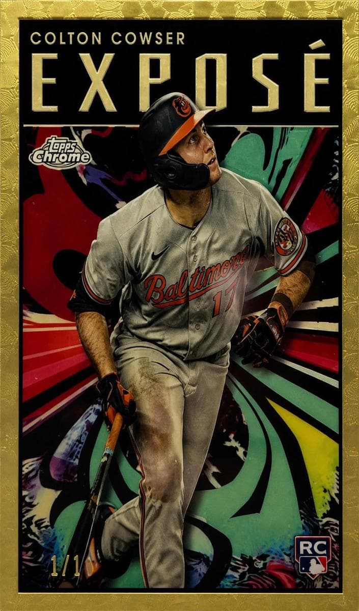 Colton Cowser 2024 topps Topps Chrome