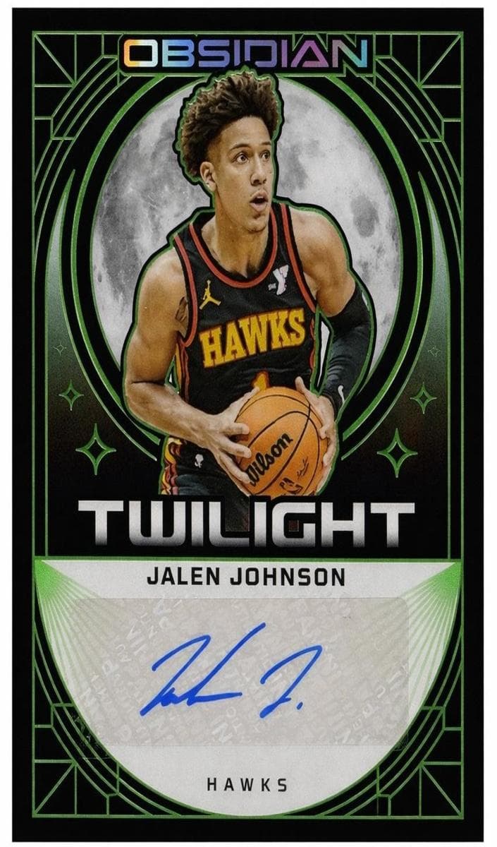 Jalen Johnson 2023 panini Obsidian
