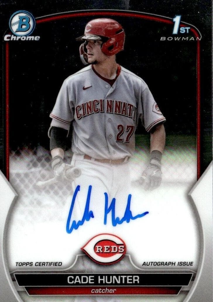 Cade Hunter trading card