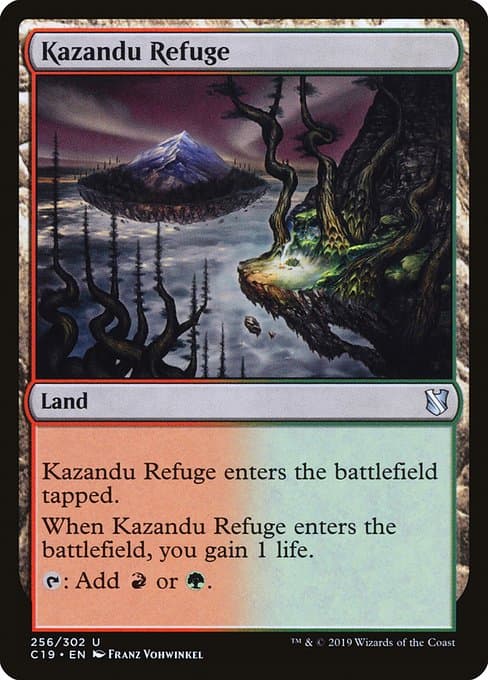 Kazandu Refuge 2019 Magic: The Gathering Commander 2019