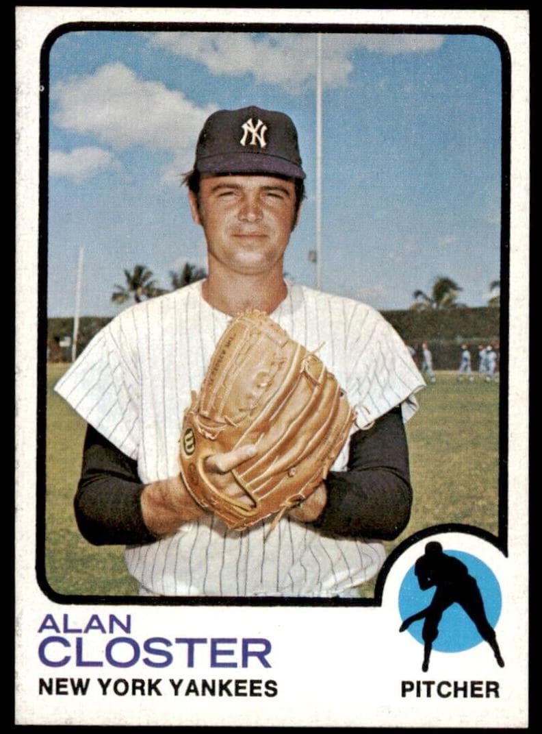 Alan Closter 1973 topps Topps