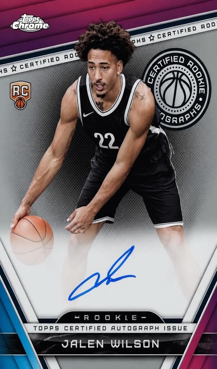 Jalen Wilson 2023 topps Topps Chrome
