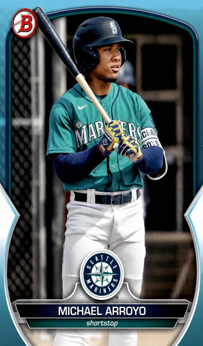 Michael Arroyo 2023 bowman Bowman Draft