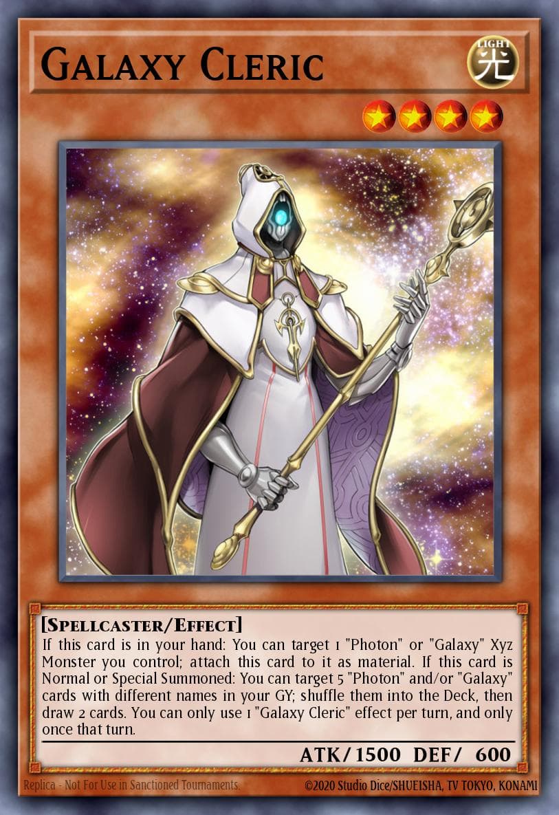Galaxy Cleric 2018 Yu-Gi-Oh! Soul Fusion
