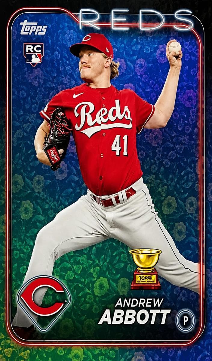Andrew Abbott 2024 topps Topps Chrome Sapphire Edition