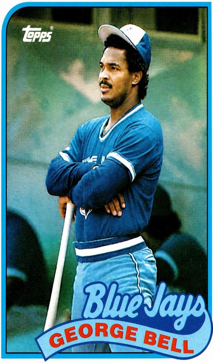 George Bell 1989 topps O-Pee-Chee