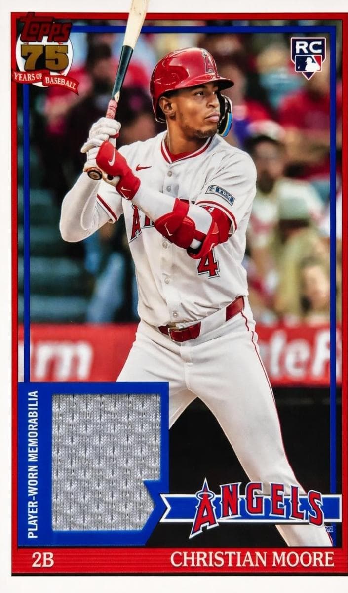 Christian Moore trading card